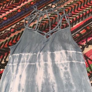 American Eagle Tie Dye Cage tank